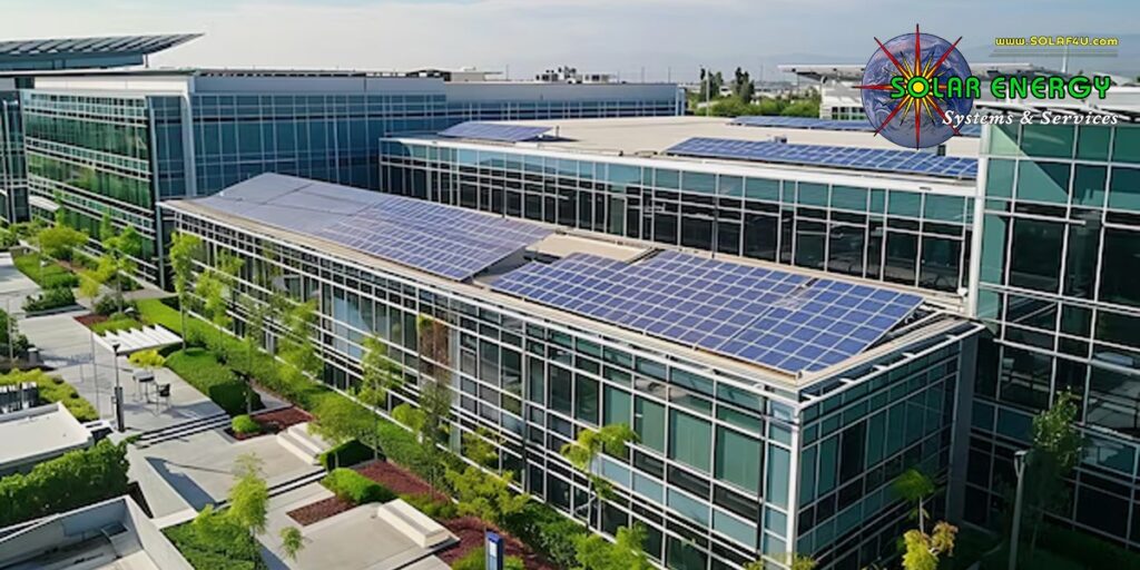 Solar panels for commercial buildings